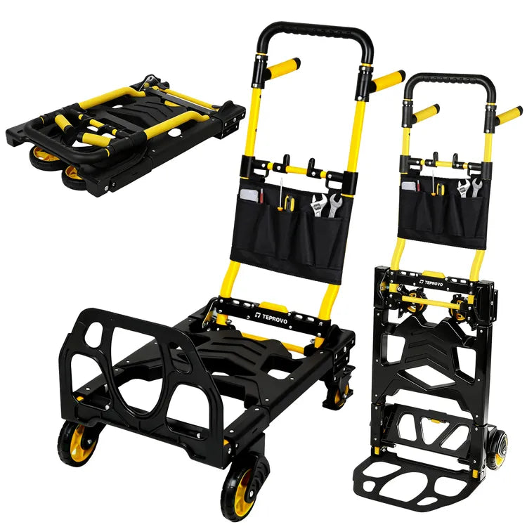 330LB Convertible Folding Hand Truck Dolly for Effortless Transport
