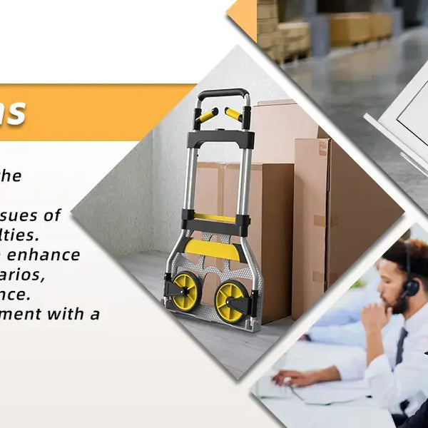 Guide to Using the Foldable Hand Truck for Effortless Transport 309lb
