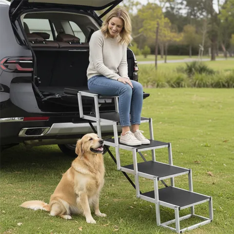 Stop the Leap: Why Every Large Dog Owner Needs Heavy-Duty Aluminum Stairs
