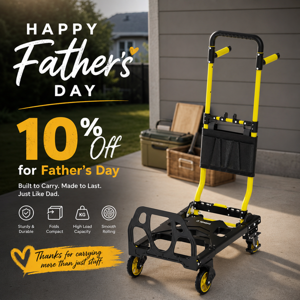 Father's Day Gift Guide: What Features Make a Leeyoung Folding Hand Truck Perfect for Dad?