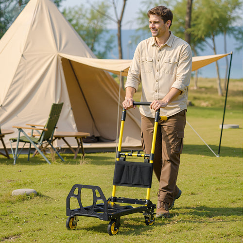 330lb 2-in-1 Folding Hand Truck Dolly
