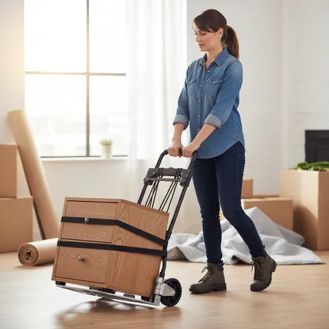 Leeyoung 331LB folding hand truck moving boxes and household goods