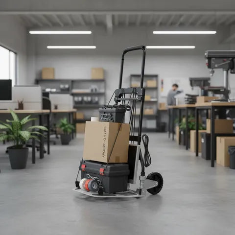 Leeyoung 331LB hand truck moving office or workshop supplies