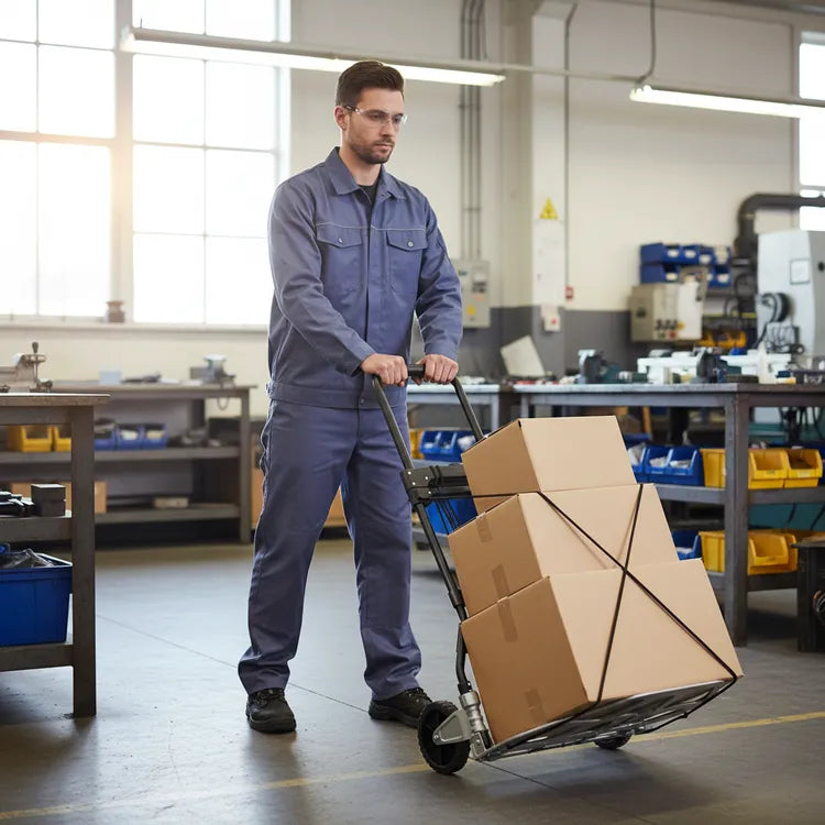 Leeyoung 331LB hand truck used for outdoor transport