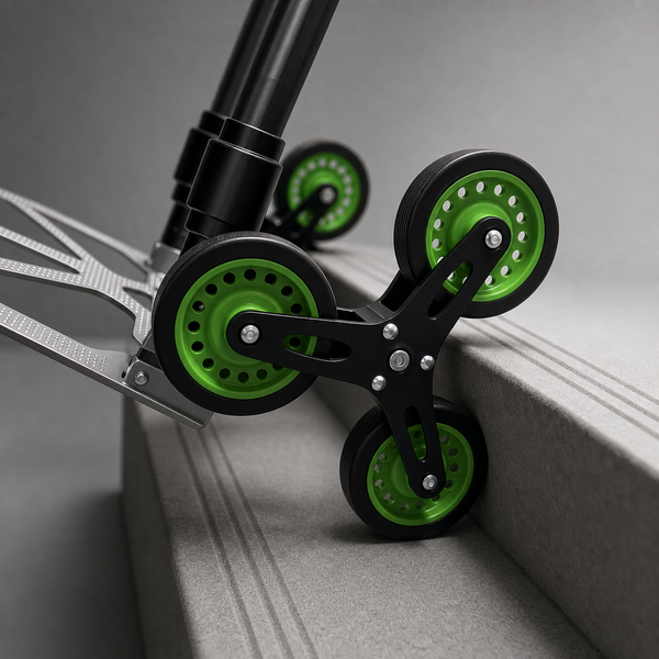 Foldable and Adjustable Stair Climbing Hand Truck