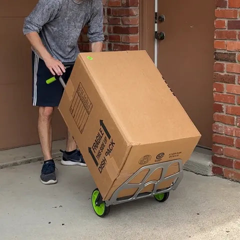 leeyoung folding hand truck 309lb use2