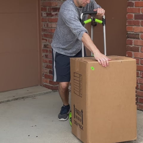 309 lb. Aluminum Folding Hand Truck: Lightweight & Portable Fold Up Cart